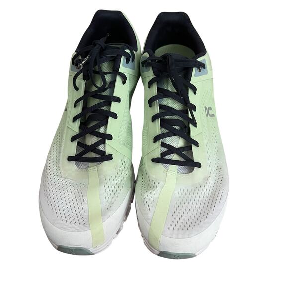 On Cloudflow Running Shoes Meadow White Men Size 11.5 - Picture 4 of 16